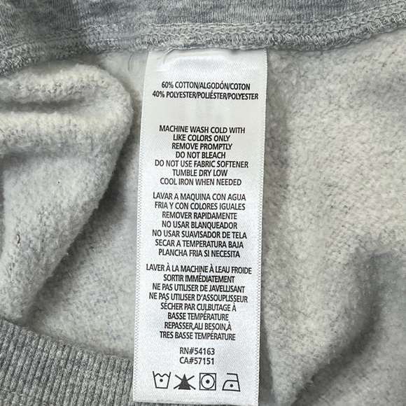 Calvin Klein Performance Medium Light Tie  Waist Gray Sweatpants - Picture 9 of 9